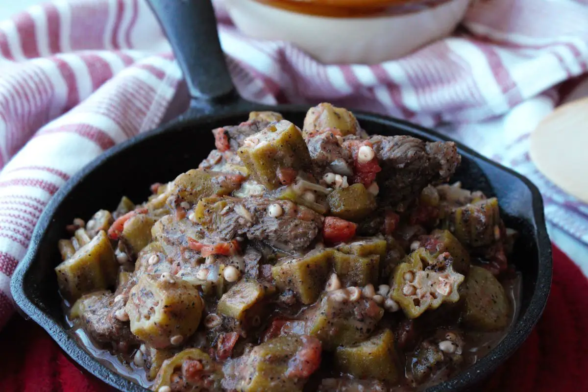 Mediterranean Okra Stew With Beef